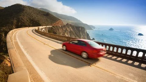 Car on a highway